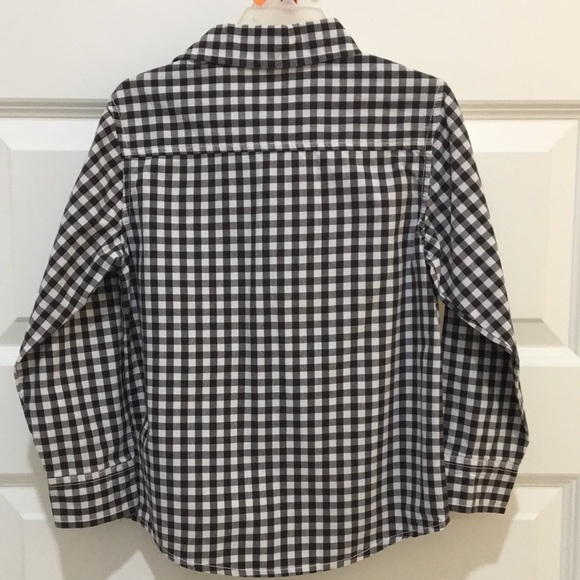 Crazy 8 Long Sleeve Multi-Check Button-Down Shirt Sz - Picture 4 of 4